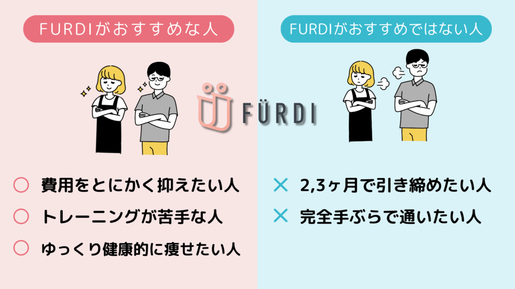 ファディー　お勧めな人とオススメではない人